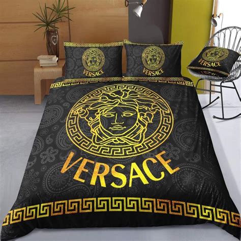 black versace bed sheets|Versace bed sheets queen.